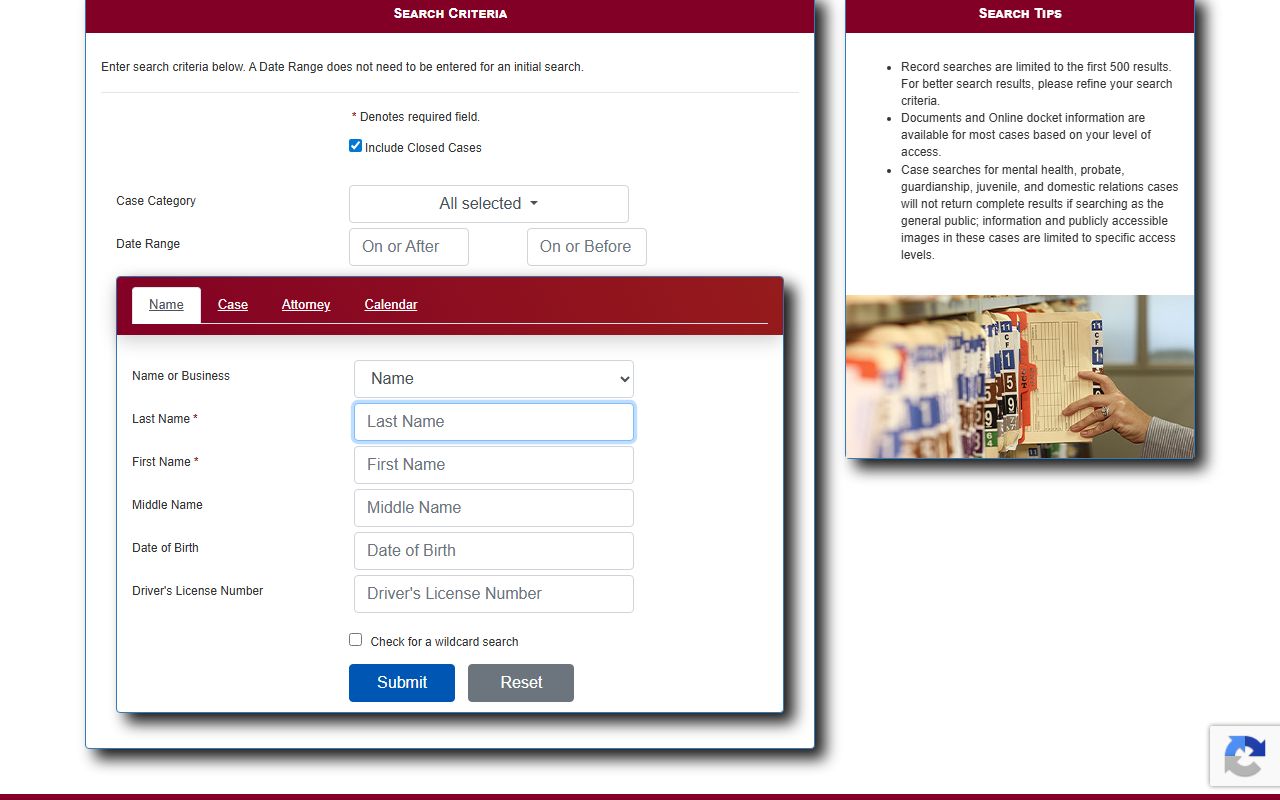 Pinellas County court records public search portal